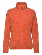 Bergans Hareid Fleece W Jacket Nohood Röd