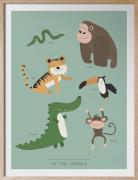 In The Jungle - På Engelska Home Kids Decor Posters & Frames Posters M...