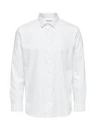 Selected Homme Slhregethan Shirt Ls Classic Noos Vit