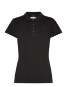 Tommy Sport Heritage Short Sleeve Slim Polo Svart