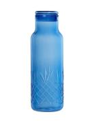 Crispy Blue Bottle Large Glasflaske Home Tableware Jugs & Carafes Wate...