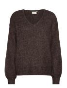 Kaffe Kasarla V-Neck Pullover Brun