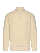 ONLY & SONS Onsremy Reg 1/4 Zip Swt Kräm