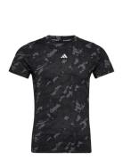 Adidas Performance Tf Aop Tee Svart