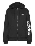 Adidas Sportswear W Lin Ft Fz Hd Svart