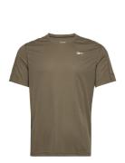 Reebok Performance Ss Tech Tee Khaki Green