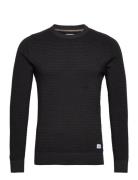 Jack & J S Jjeatlas Knit Crew Neck Noos Svart