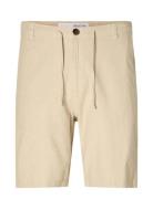 Selected Homme Slhregular-Brody Linen Shorts Noos Kräm