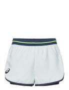 Asics Women Match Short Blå