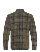 ONLY & SONS Onsyun Reg Btn Down Check Ls Shirt Khaki Green