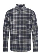 Timberland Ls Heavy Flannel Check Marinblå