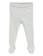 Fixoni Leggings W. Feet Blå