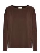 My Essential Wardrobe Ellemw Boxy Blouse Brun