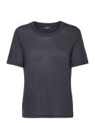 GANT Rel Draped Ss T-Shirt Blå