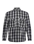 Selected Homme Slhloosemason-Flannel Overshirt Noos Marinblå