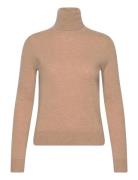 Polo Ralph Lauren Slim Fit Cashmere Turtleneck Beige