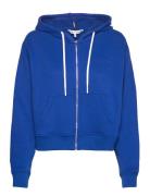 Tommy Hilfiger Reg Hilfiger Fr-Terry Zip Hoodie Blå