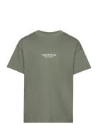 Jack & J S Jorvesterbro Tee Ss Crew Neck Noos Jnr Khaki Green