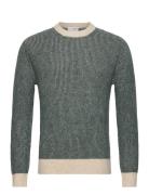 Selected Homme Slhrai Ls Knit Crew Neck Noos Khaki Green