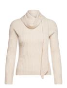 YAS Yasmanda Scarf Ls Knit - Ka Beige