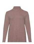Fransa Curve Fpevina Tee 1 Beige