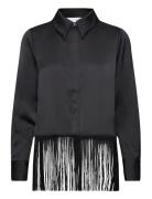 Minus Selva Fringe Shirt Svart