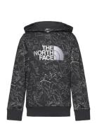 The North Face B Drew Peak P/O Hoodie Print Grå