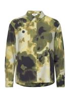 MSCH Copenhagen Mschdaniella Diena Shirt Aop Khaki Green