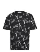 Calvin Klein Jeans Hyper Real Ck Aop Tee Svart