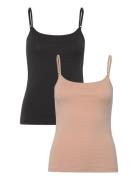 Tommy Hilfiger 2 Pack Cami Beige