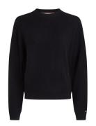 Tommy Hilfiger Md Wool Cash C-Nk Sweater Svart