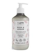 I LOVE I Love Naturals Hand & Body Lotion Rose & Argan 500Ml Nude