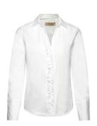 MOS MOSH Mmsybel Satin Shirt Vit