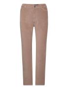 Lexington Clothing Natalia High-Rise Straight-Leg Corduroy Pants Brun