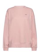 GANT Rel Shield C-Neck Sweat Rosa