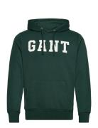 GANT Gant Logo Sweat Hoodie Khaki Green