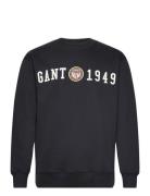 GANT Crest C-Neck Svart