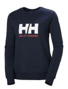 Helly Hansen W Hh Logo Crew Sweat 2.0 Marinblå