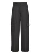 Second Female Galla Cargo Trousers Svart