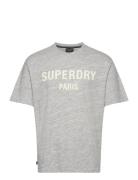 Superdry Luxury Sport Loose Tee Grå