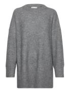 Moshi Moshi Mind Baia Knit O-Neck Grå