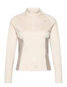 Reebok Performance Running 1/4 Zip Beige