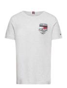 Tommy Hilfiger Finest Food Tee S/S Grå