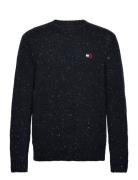 Tommy Jeans Tjm Reg Multi Neps Sweater Marinblå