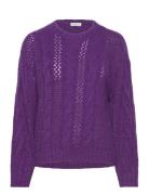 Dante6 D6Flory Cable Sweater Lila