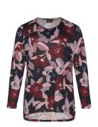 Zizzi Vlucca, L/S, Blouse Svart