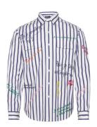 Polo Ralph Lauren Classic Fit Striped Poplin Workshirt Blå