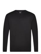 Panos Emporio Lounge Henley Cotton Bamboo Svart