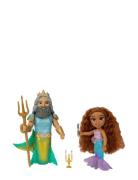 JAKKS Disney The Little Mermaid - 6" Petite Ariel And Triton Set Multi...