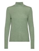 Mango Turtleneck Long-Sleeved T-Shirt Grön